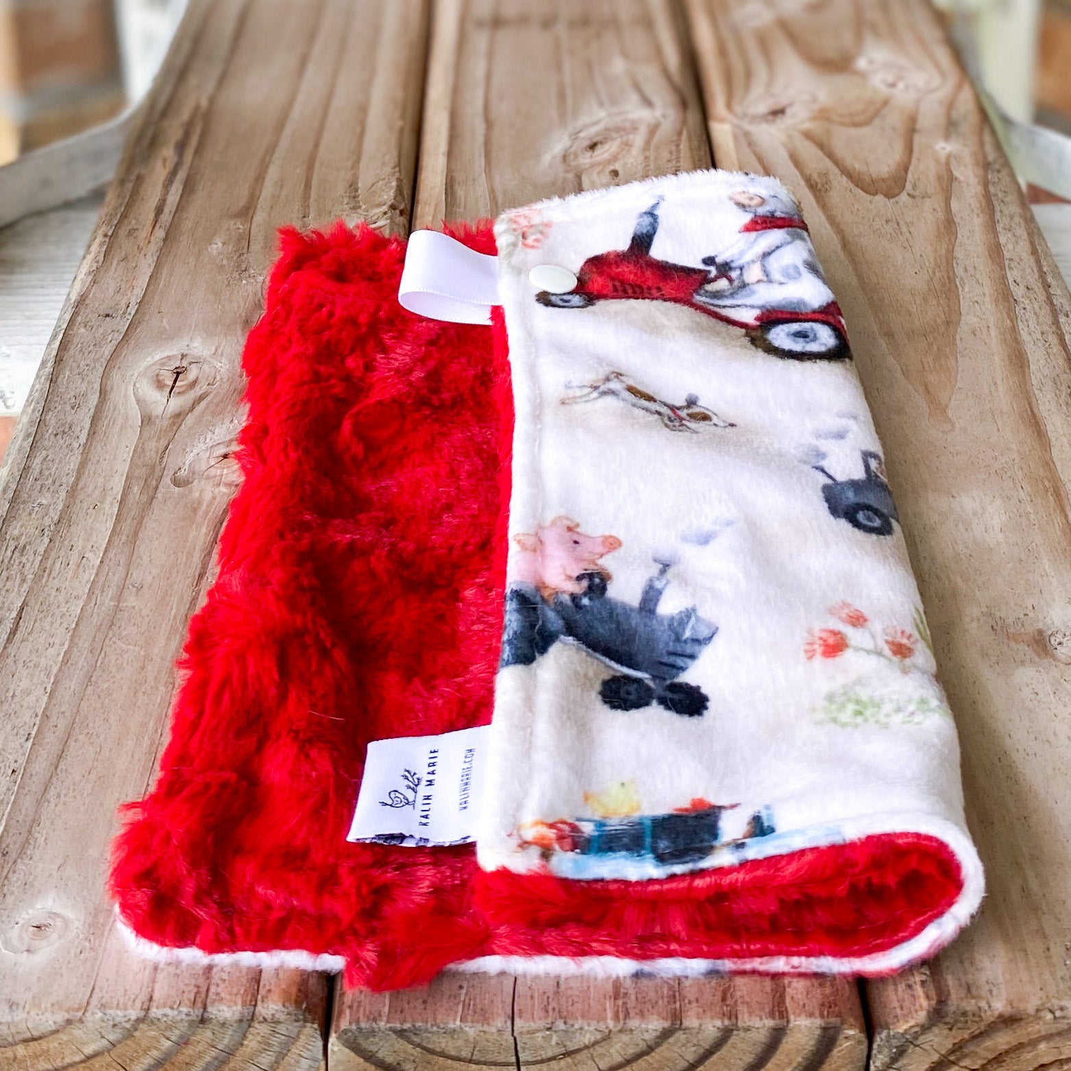 RTS Funny Farm Luxe Snuggle Loveys