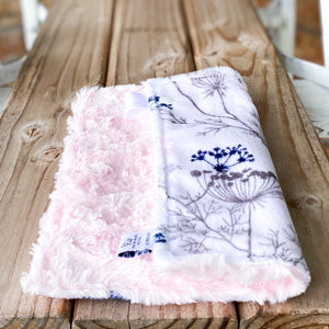 RTS Queen Anne's Lace Blush Luxe Snuggle Lovey