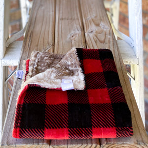 RTS Buffalo Check Scarlett Luxe Snuggle Loveys
