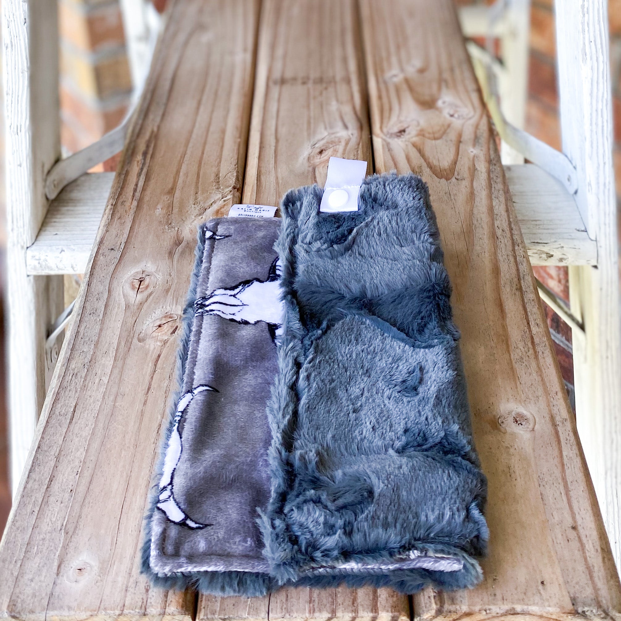 RTS Bulls Eye Graphite Luxe Snuggle Lovey