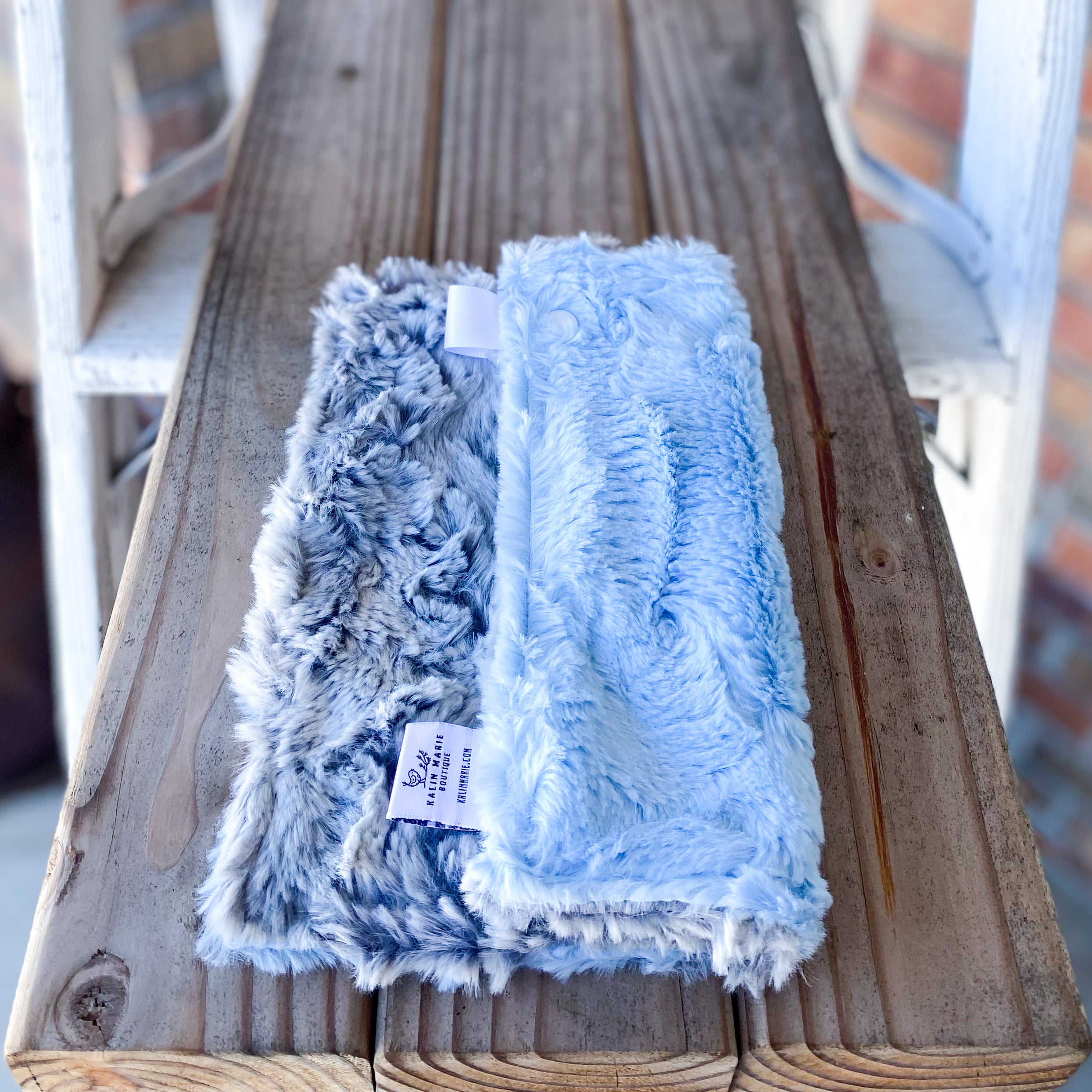 RTS Baby Blue Hide Luxe Loveys