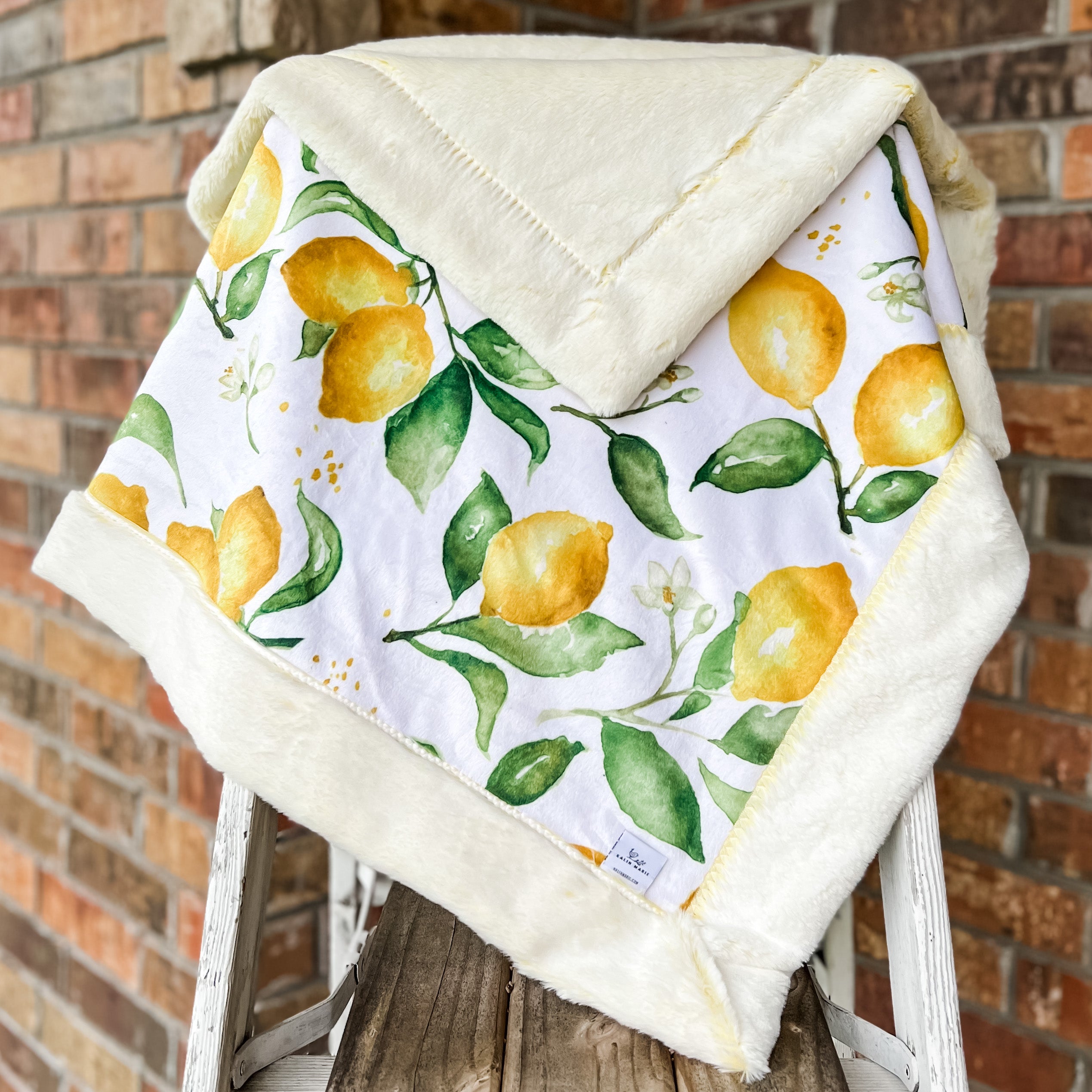 RTS LE Spoonflower Lemons Blankets