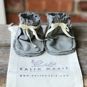 Grayson Cotton Knit Booties