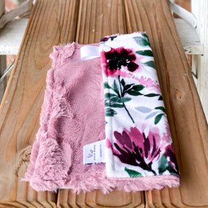 RTS Spring Flowers Rosewood Luxe Snuggle Lovey