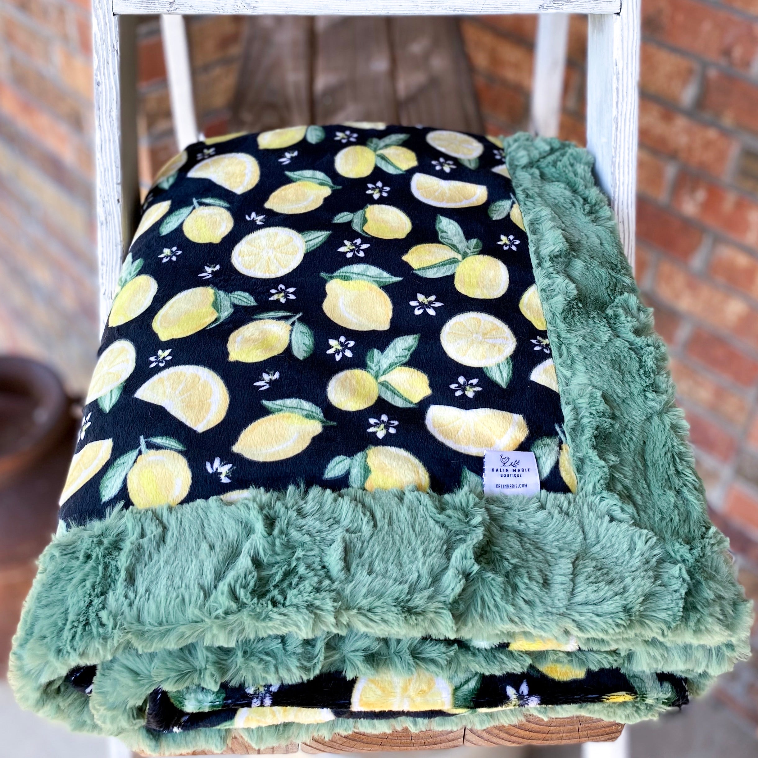Last Chance! RTS Lemon Squeeze Luxe Snuggle Blankets