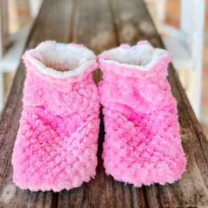 LE Hot Pink Spa Cloud Booties Ready to Ship