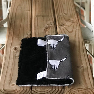 RTS Bull's Eye Graphite Luxe Snuggle Lovey