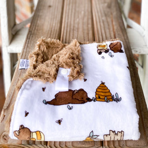 RTS Honey Bears Minky Loveys