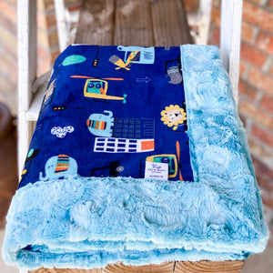 Last Chance! RTS Hit the Road Midnight Luxe Blanket