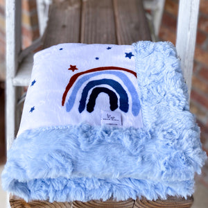Easy Order After the Rain Bluebell Luxe Snuggle Blanket