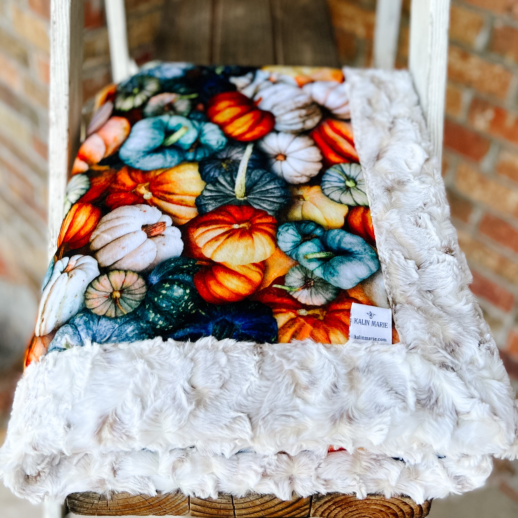 Last Chance! RTS LE Pumpkins Snuggle Blanket