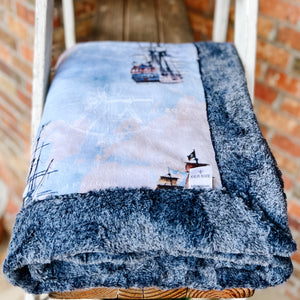 RTS Last Chance! Ahoy Snuggle Blanket