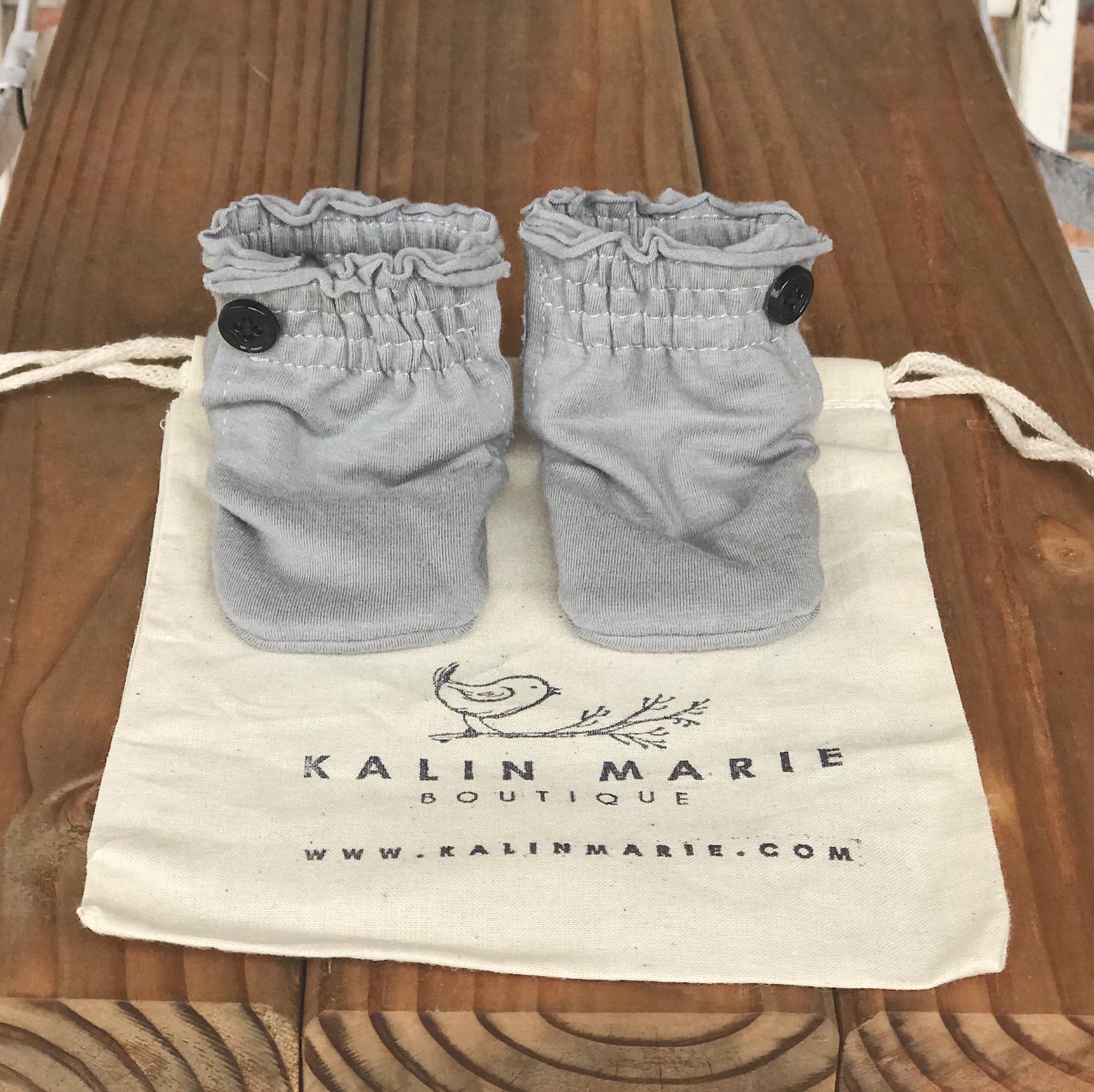 Grayson Cotton Knit Booties