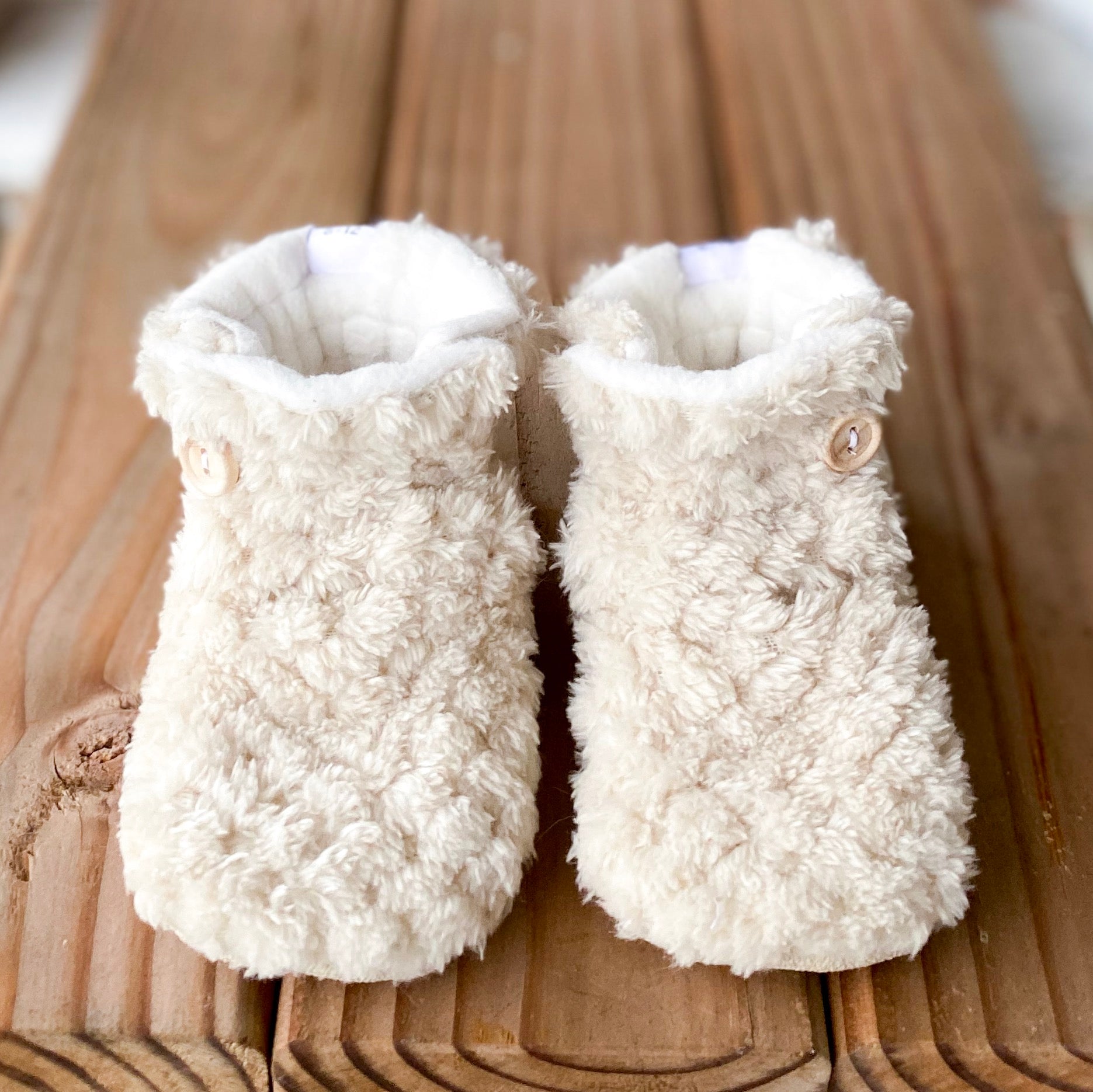 Classic Style Booties Preemie/Newborn - 3.5" Sole Ready To Ship