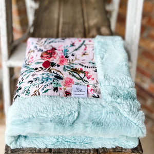 RTS LE Spoonflower Fable Floral Blankets