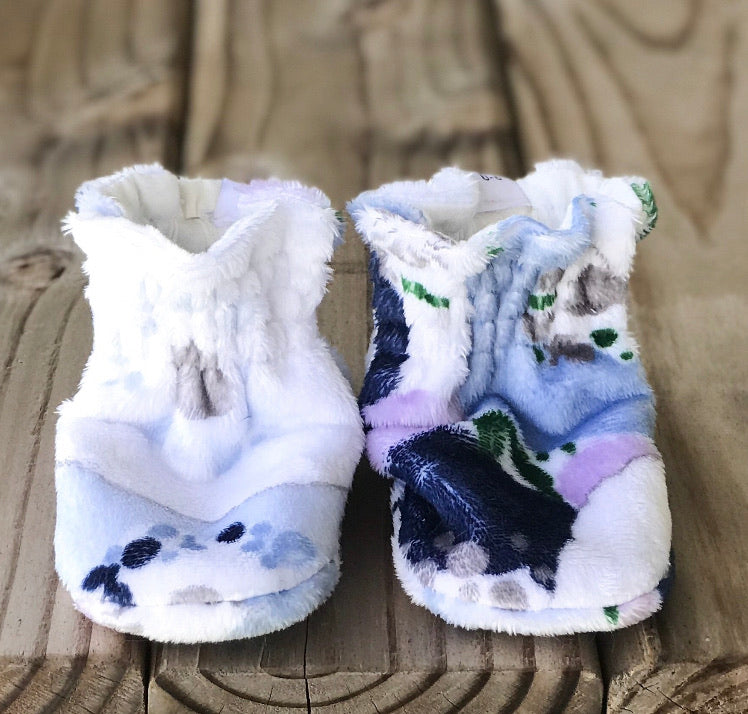 RTS Custom Style Booties 0-6 months - 4.5" Sole