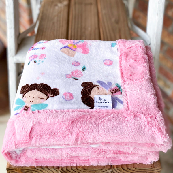 Easy Order Twinkle Toes Luxe Snuggle Blanket