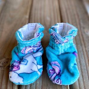 RTS Custom Style Booties 0-6 months - 4.5" Sole
