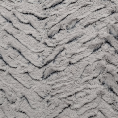 Grey Frosted Zigzag