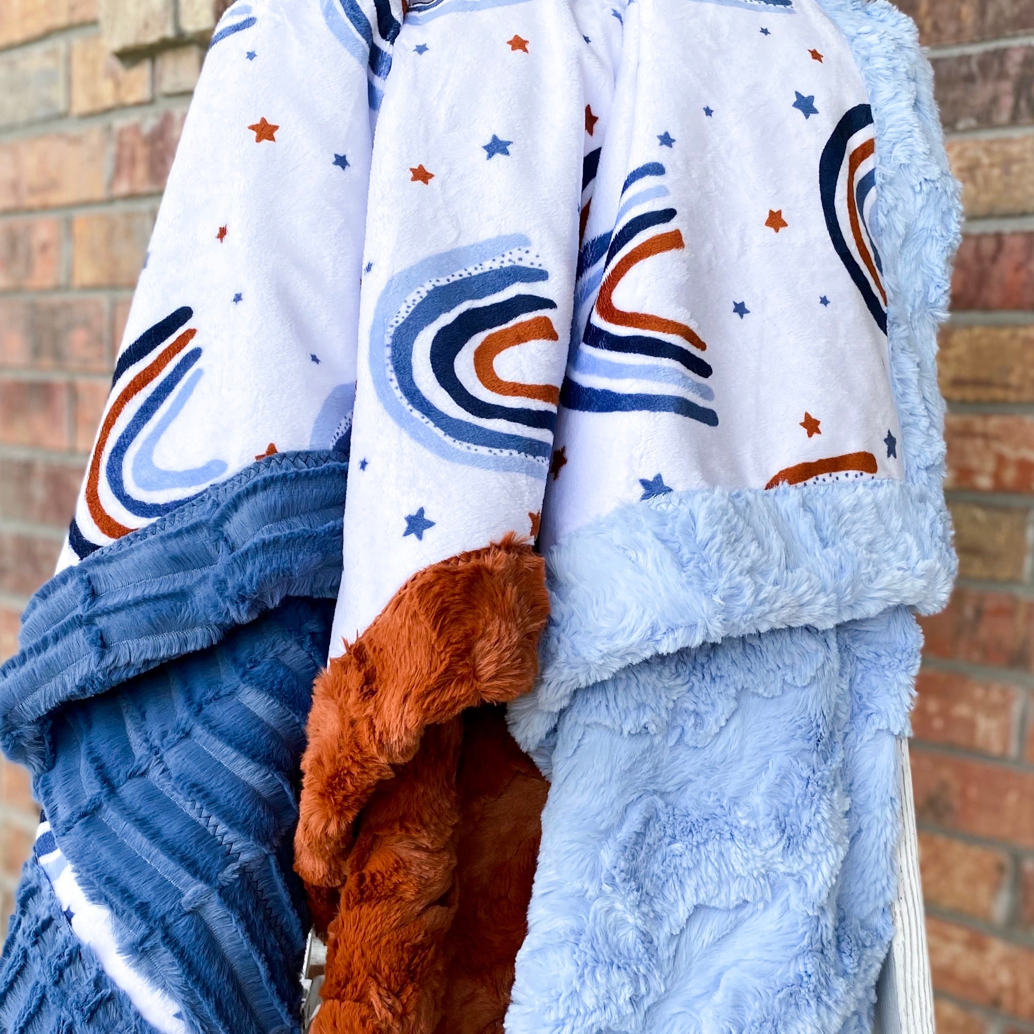 RTS After the Rain Bluebell Luxe Snuggle Blankets