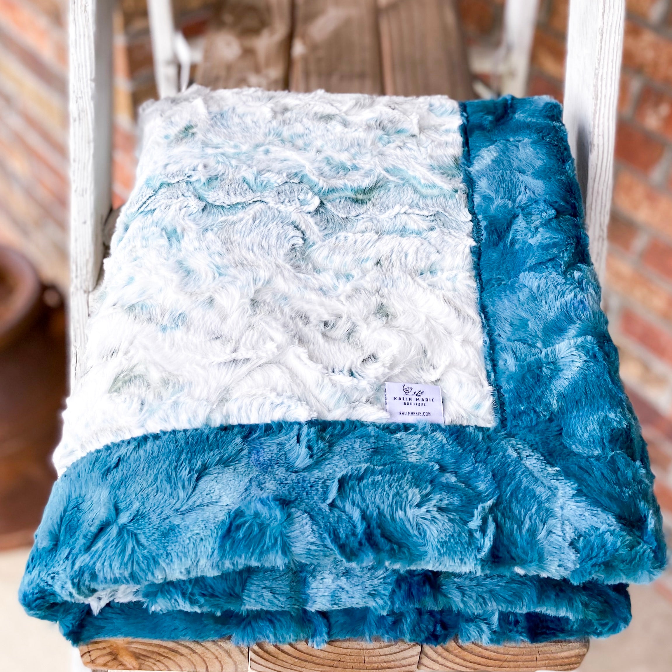 RTS Snowy Owl Mallard & Mallard Galaxy Luxe Blanket
