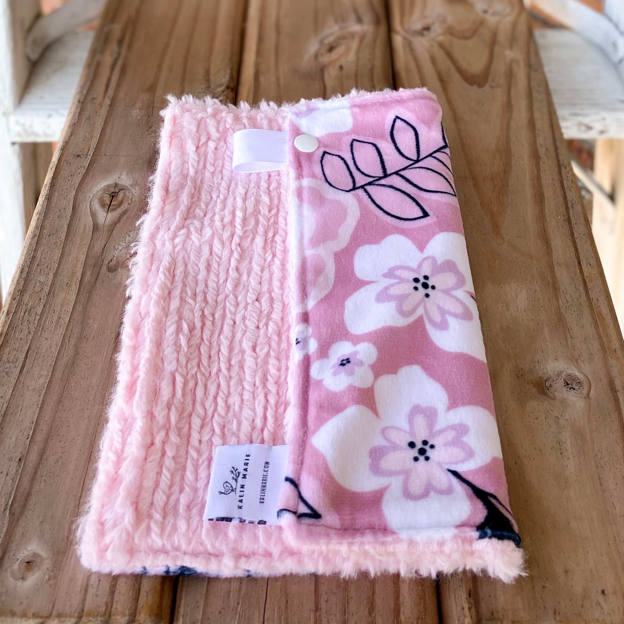 RTS Floral Woodrose Luxe Snuggle Lovey