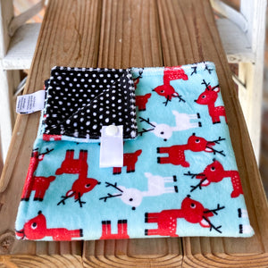 Last Chance! RTS Holiday Reindeer Loveys & Blankets