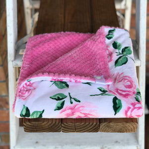 Easy Order La Vie En Rose Pink Luxe Smooth Minky Lovey