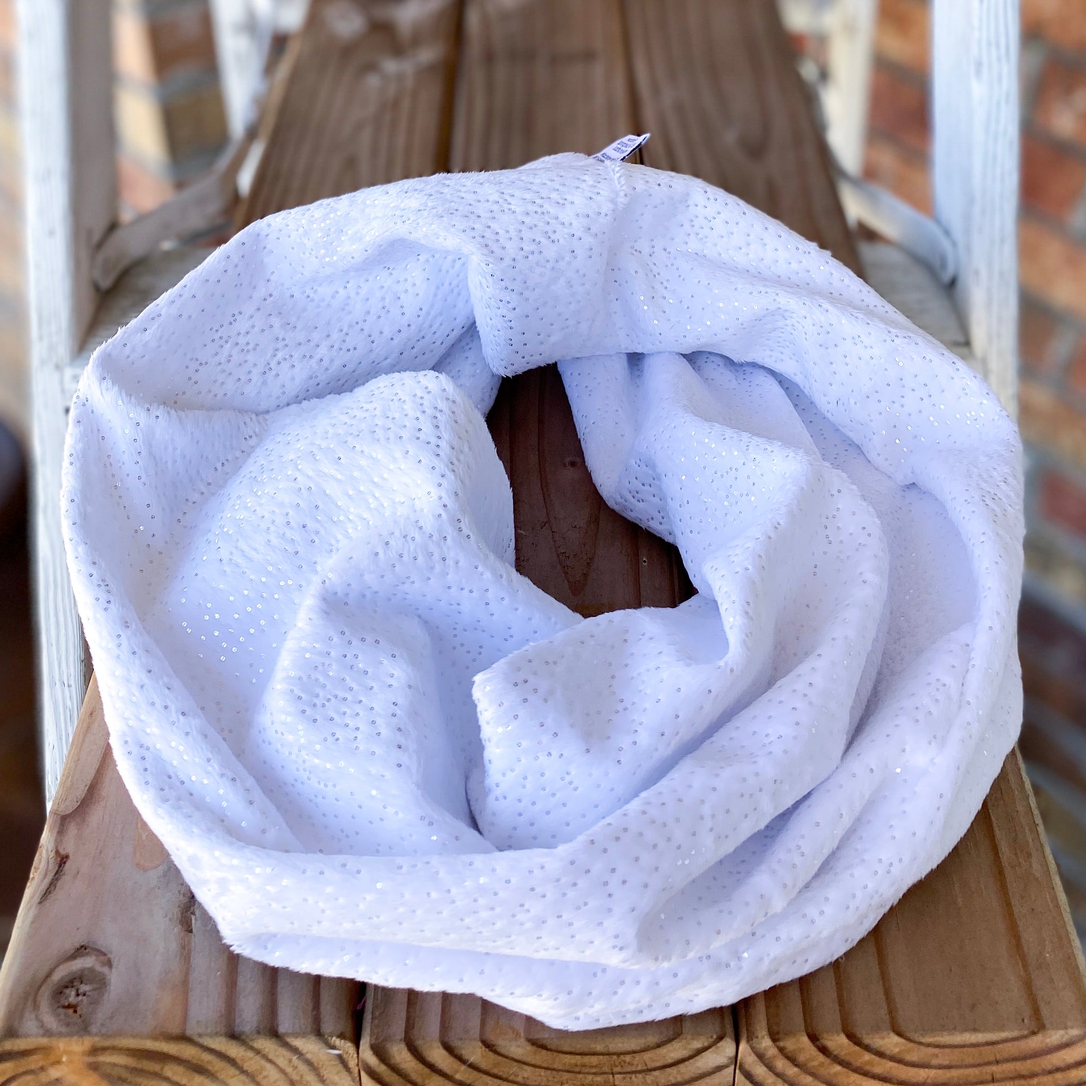 Last Chance! RTS Sparkle Minky Infinity Scarves