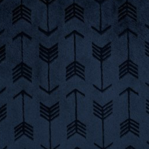 Navy Embossed Arrows
