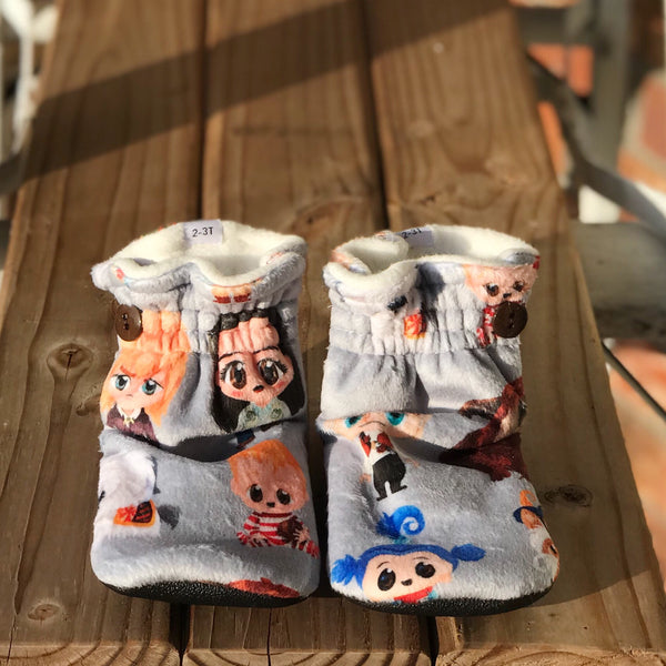 Spoonflower/Special Request Small Blanket & Minky Booties