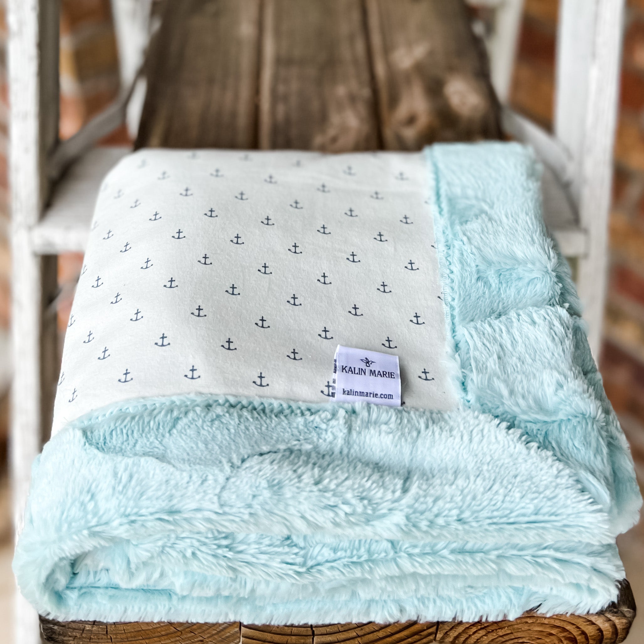 Easy Order Nautique Cotton Knit Luxe Blanket