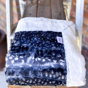 RTS Ash Fawn & Black Frost Luxe Blanket