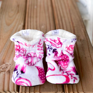 LE Love Me Minky Booties Ready to Ship