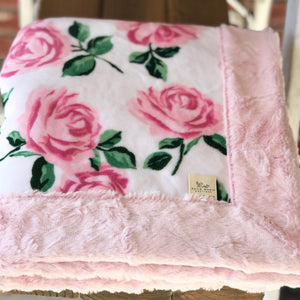 Easy Order La Vie En Rose Pink Luxe Snuggle Blanket