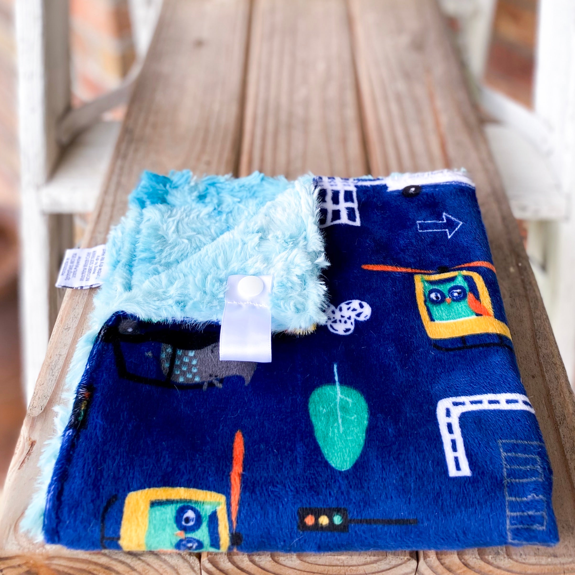 RTS Hit the Road Midnight Minky Loveys