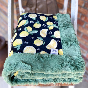 Last Chance! RTS Lemon Squeeze Luxe Snuggle Blankets