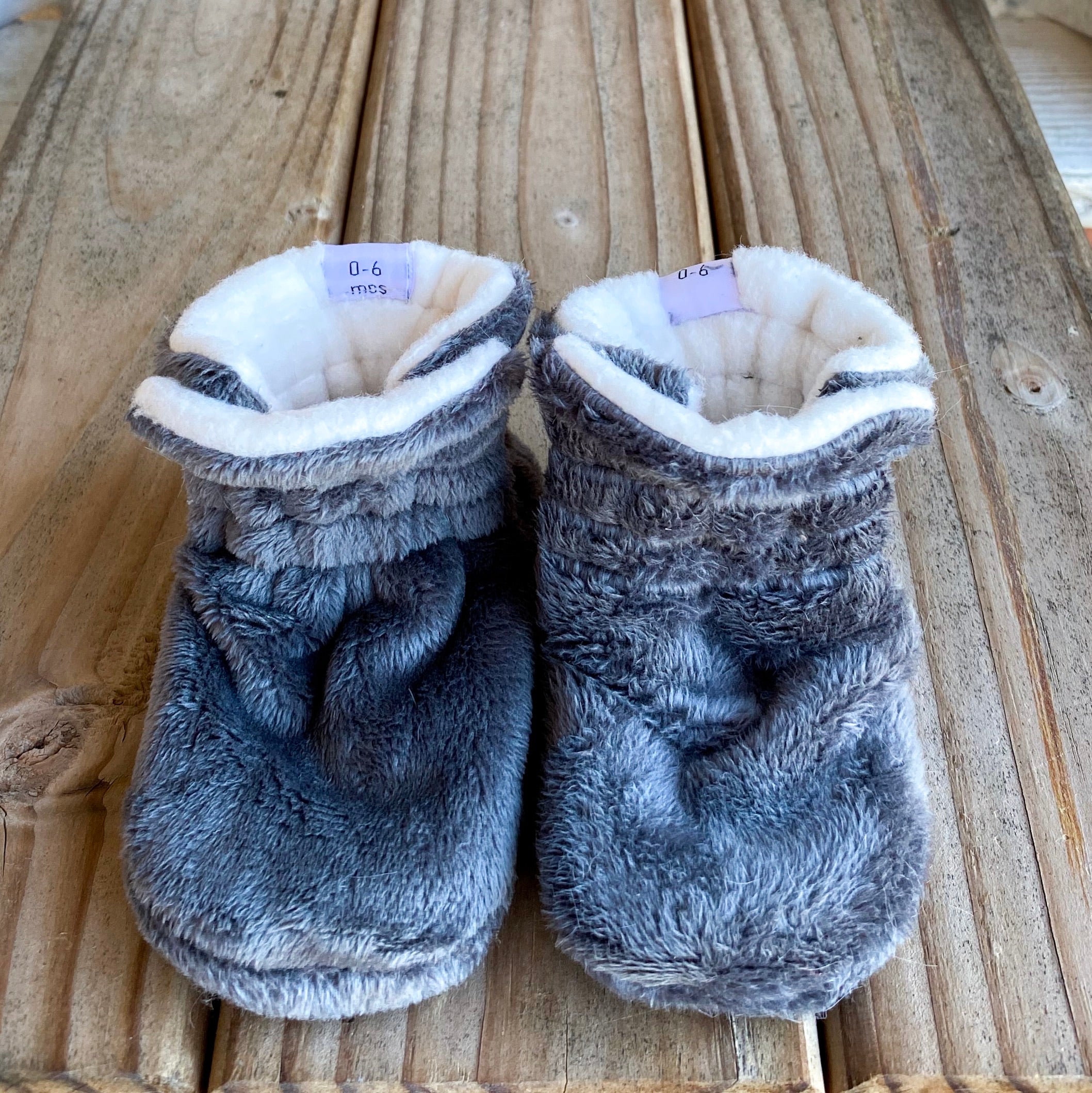 Classic Style Booties 0-6 Months - 4.5" Sole Ready to Ship