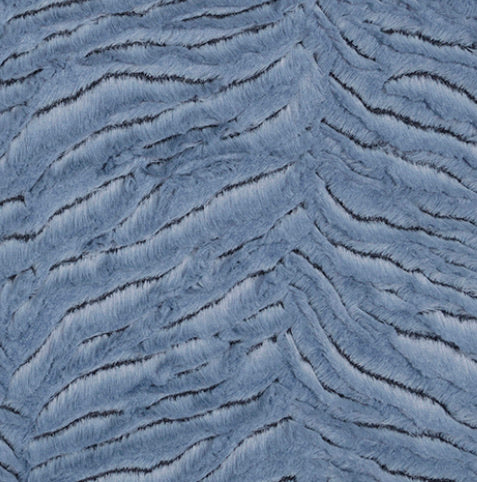 Frosted Denim Zigzag
