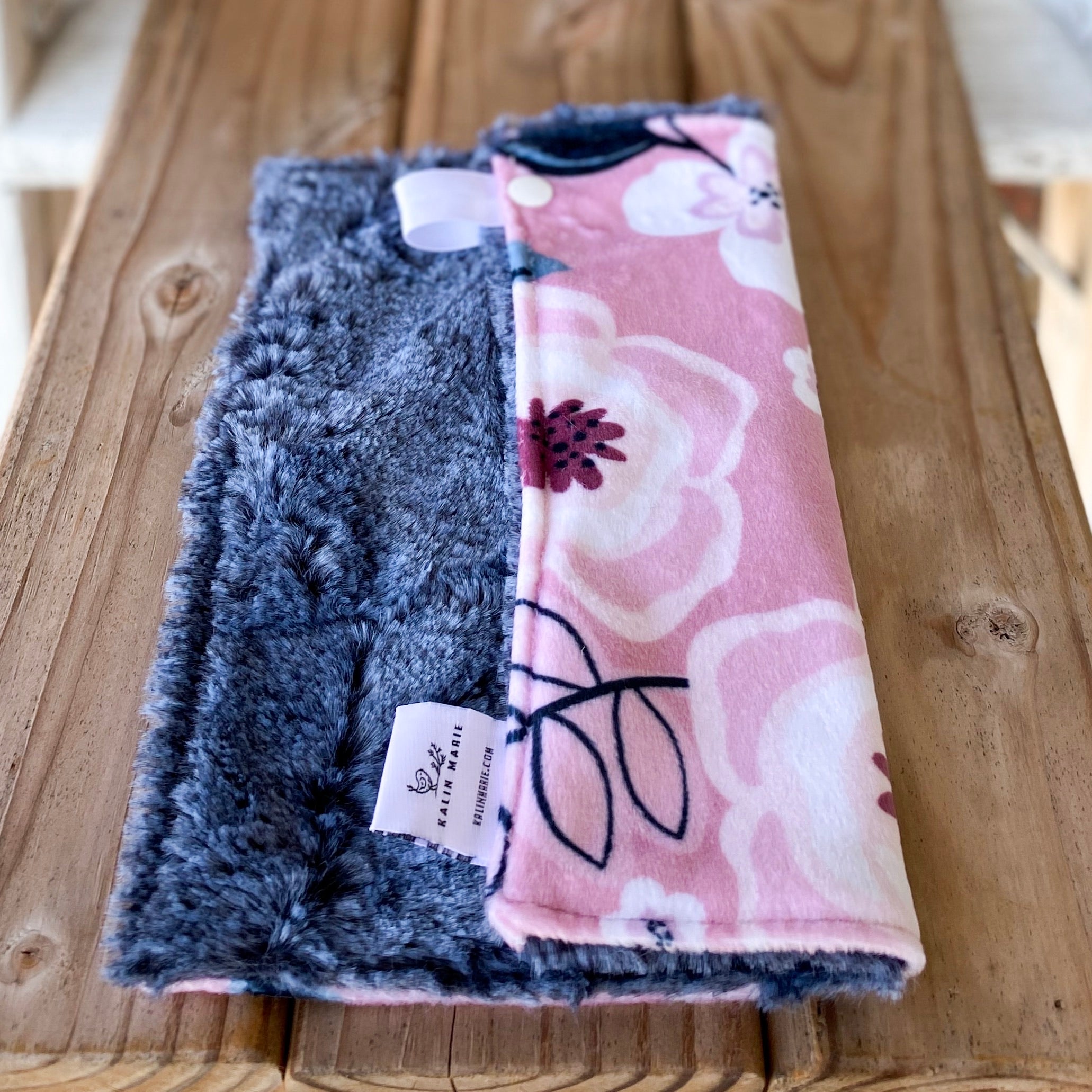 RTS Floral Woodrose Luxe Snuggle Lovey