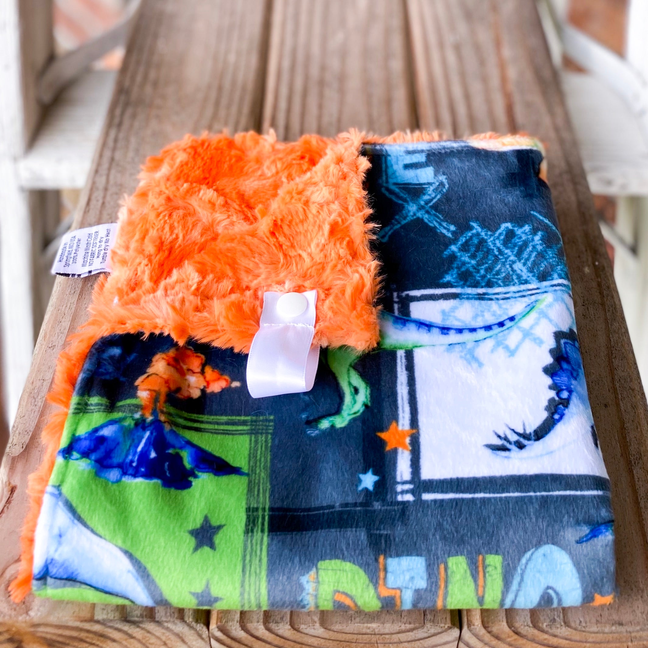 RTS T-Rex Graphite Minky Lovey