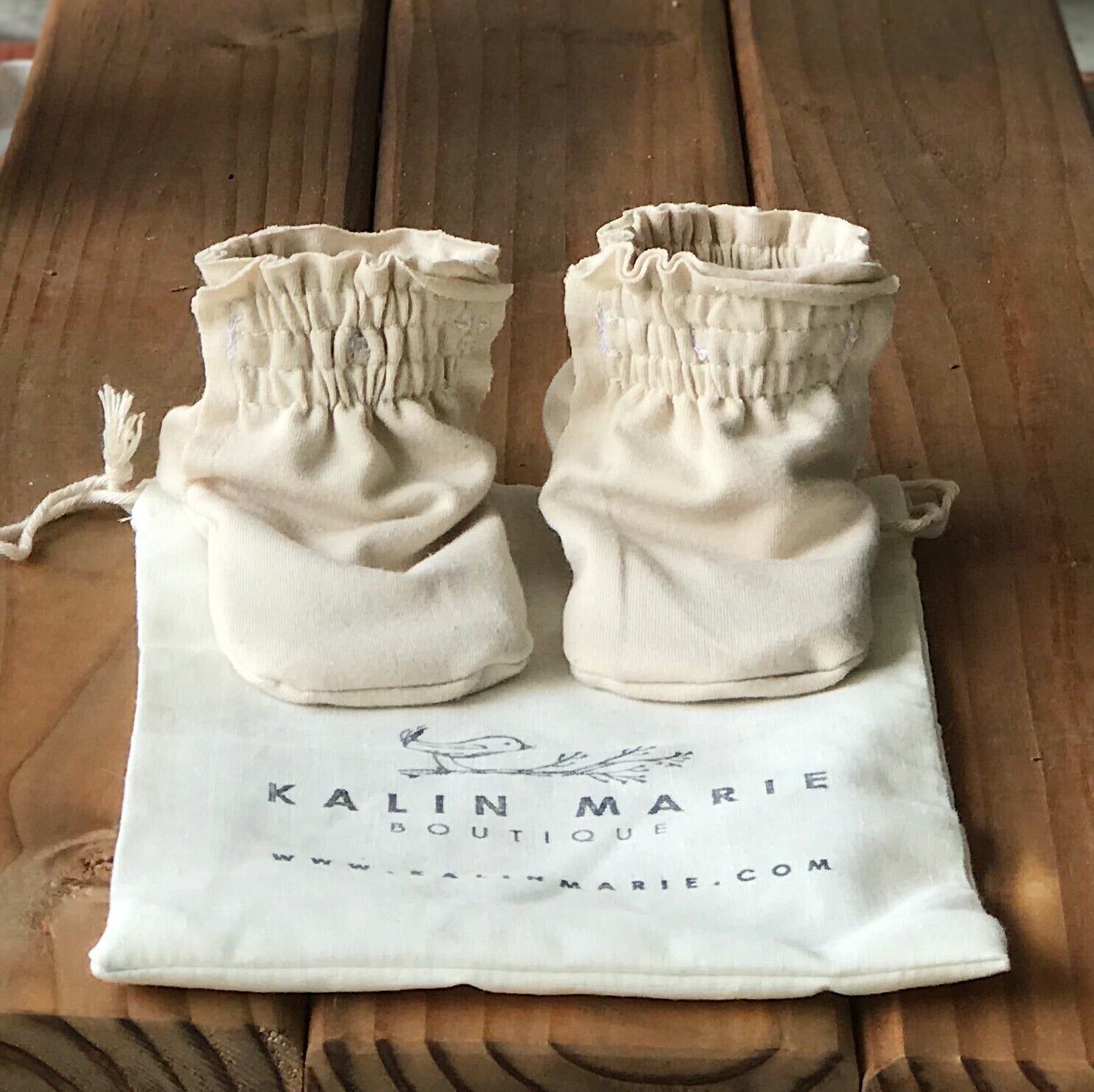 Charley Cotton Knit Booties