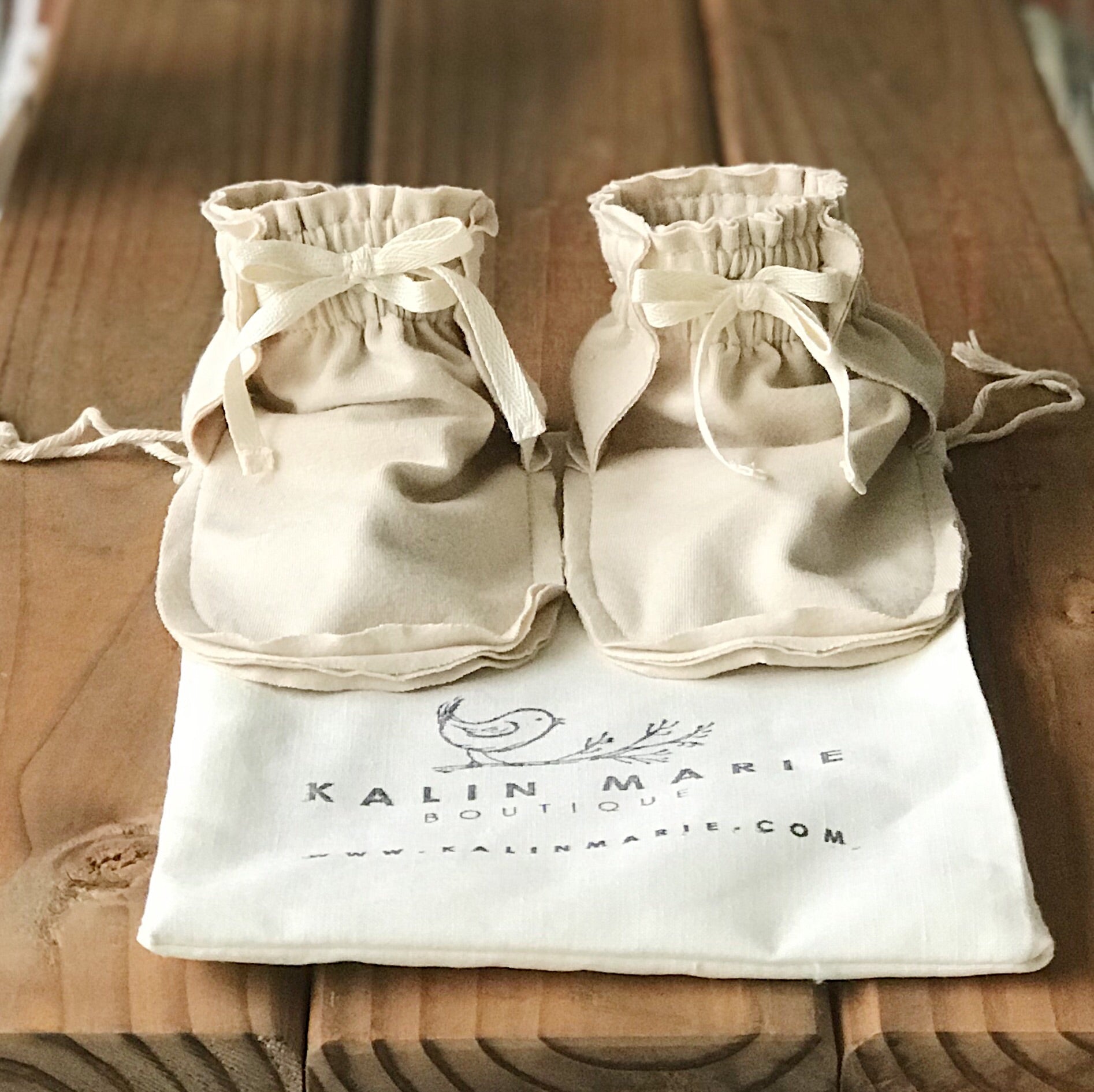 Charley Cotton Knit Booties