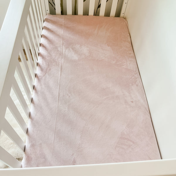 Custom Smooth Minky Crib Sheets & Covers