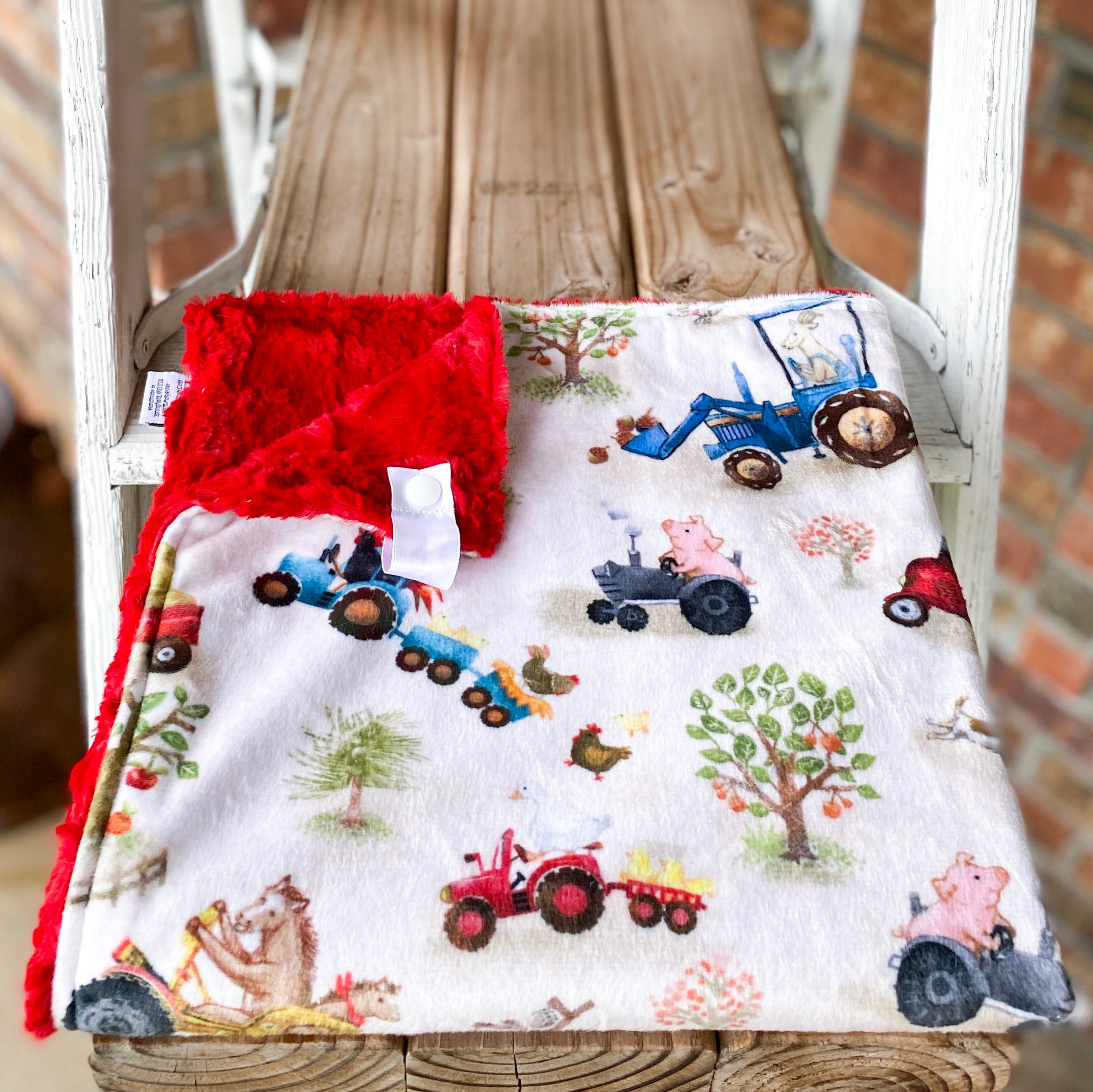 RTS Funny Farm Luxe Snuggle Loveys