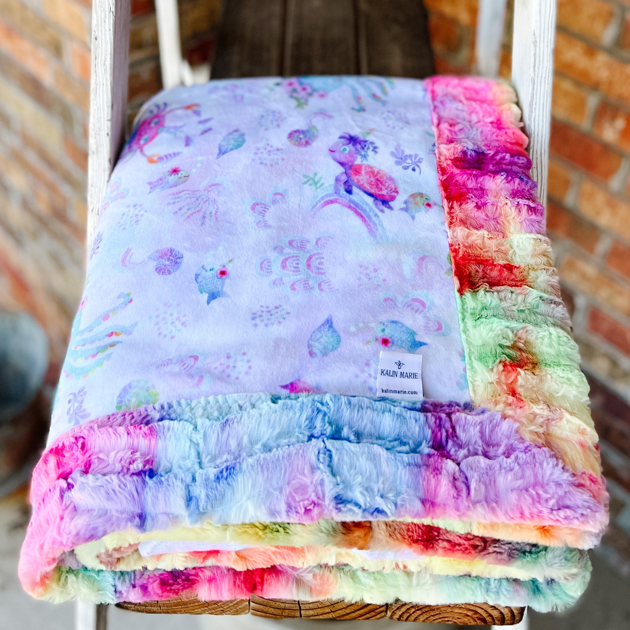 Easy Order Splish Splash Luxe Snuggle Blanket