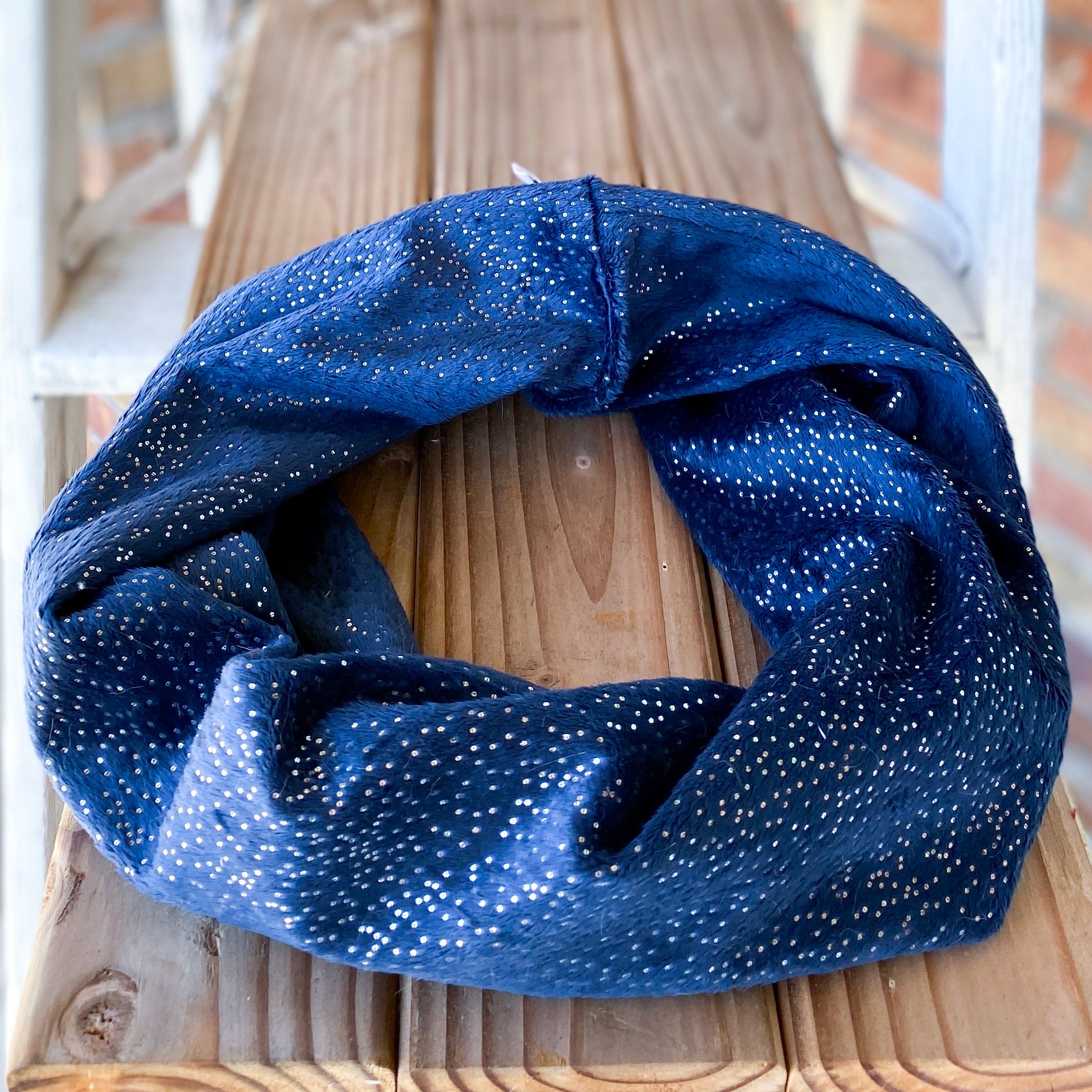 Last Chance! RTS Sparkle Minky Infinity Scarves
