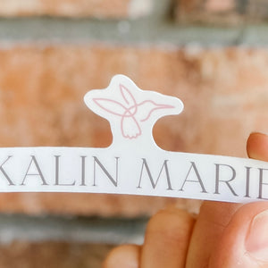 Kalin Marie Logo Stickers & Pens