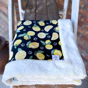 Last Chance! RTS Lemon Squeeze Luxe Snuggle Blankets