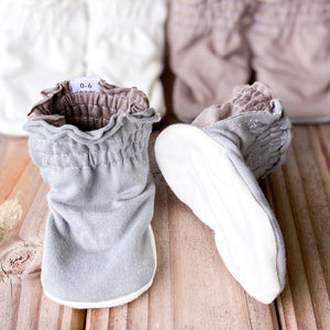 Last Chance! RTS Limited Edition Color Block Cotton Knit Booties